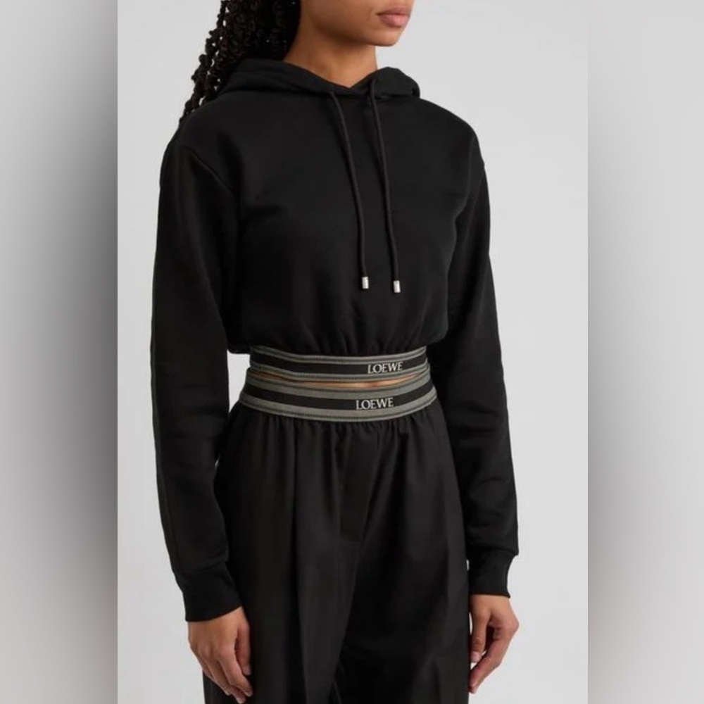 Loewe Cropped Hoodie
